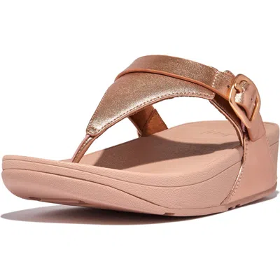Fitflop Lulu Flip Flop In Gold