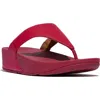 Fitflop Lulu Flip Flop In Redberry