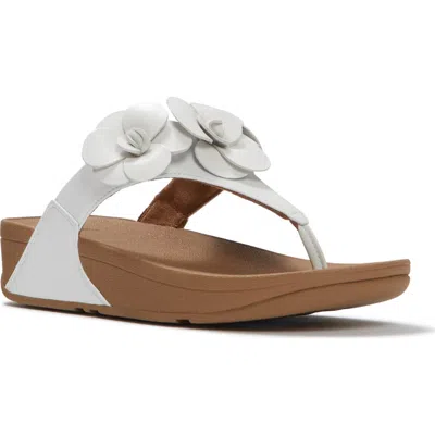 Fitflop Lulu Flower Toe-post Sandals In Multi