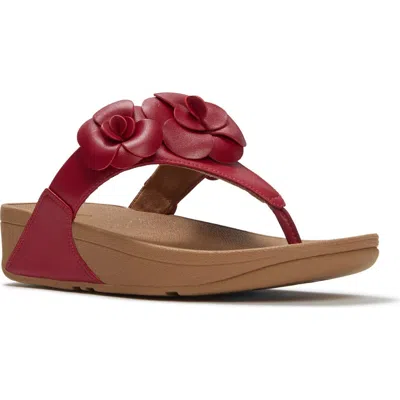 Fitflop Lulu Flower Toe-post Sandals In Multi