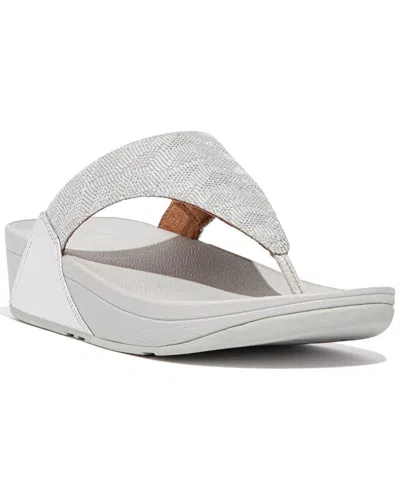 Fitflop Lulu Glitz Sandal In Silver