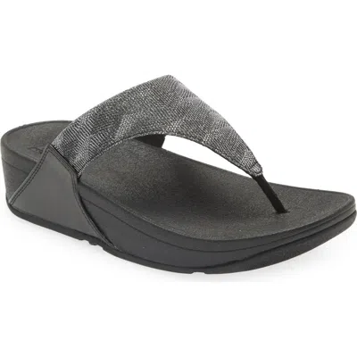 Fitflop Lulu Glitz Toe Post Sandal In Multi