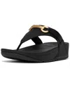 Fitflop Women's Lulu Chunky Snaffle Leather Sandals In Black