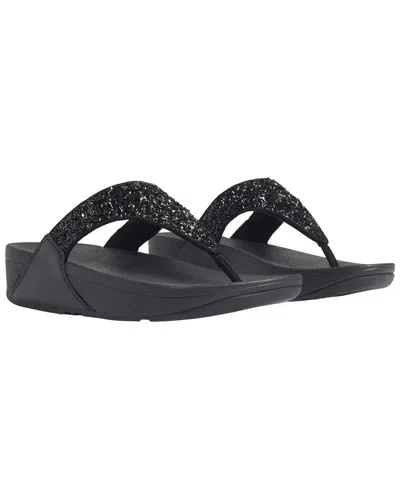 Fitflop Lulu Shimmerfoil Toe Sandal In Animal Print