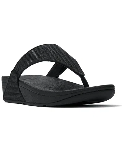 Fitflop Lulu Shimmerglitz Sandal In Black