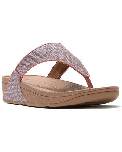 Fitflop Lulu Shimmerglitz Sandal In Pink