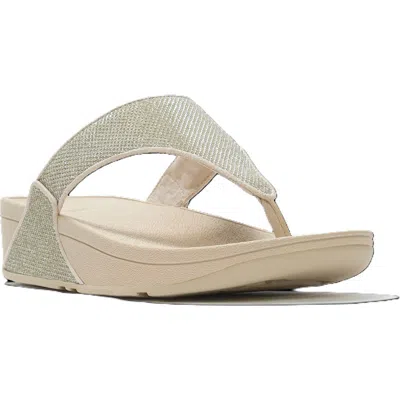 Fitflop Lulu Shimmerglitz Sandals In Silver