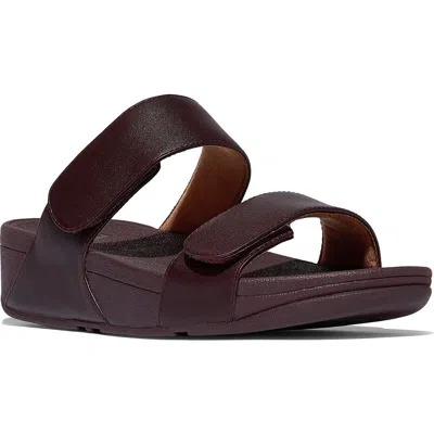 Fitflop Lulu Slide Sandal In Brown
