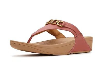 Fitflop Lulu Square-chain Leather Toe-post Sandals
