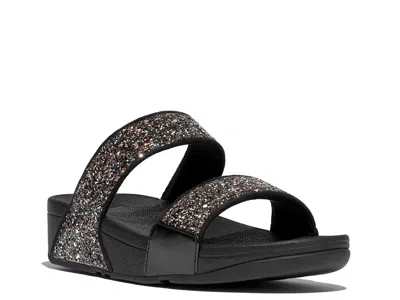 Fitflop Lulu Wedge Sandal In Black