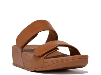 Fitflop Lulu Wedge Sandal In Brown