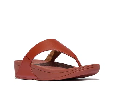 Fitflop Lulu Wedge Sandal In Red