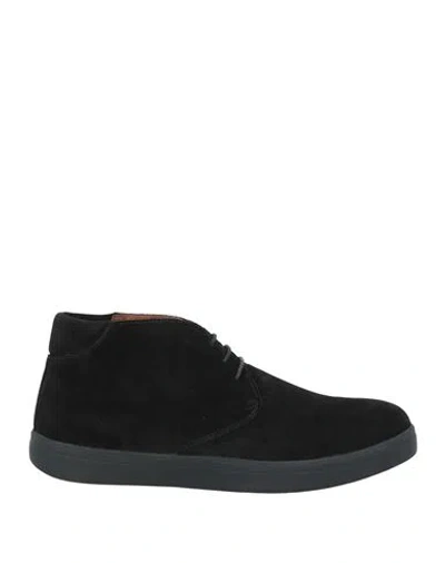 Fitflop Man Ankle Boots Black Size 12.5 Leather