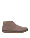 Fitflop Man Ankle Boots Khaki Size 13 Leather In Beige