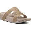 Fitflop Marli Slide Sandal In Vintage Gold