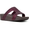 Fitflop Marli Slide Sandal In Wild Aubergine