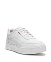 Fitflop Men's Christophe Tumbled Leather Sneakers In White