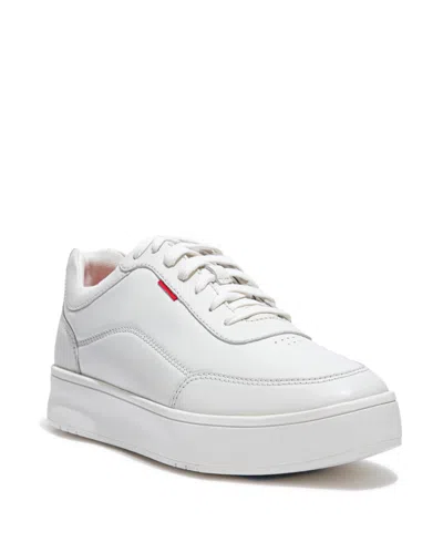 Fitflop Men's Rally X Leather Sneakers In White