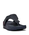 Fitflop Men's Trakk Ii Leather Sandals In Chocolate