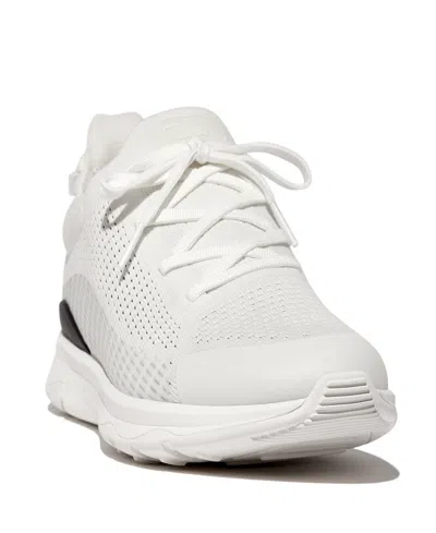 Fitflop Men's Vitamin Ffx Knit Sports Sneakers In Urban White