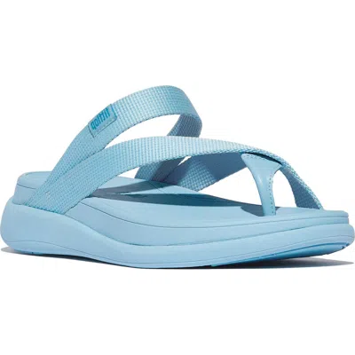 Fitflop Mode Go Webbed Flatform Sandal In Blue