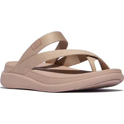 Fitflop Mode Go Webbed Flatform Sandal In Brown