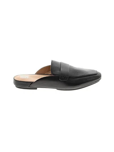 Pre-owned Fitflop Mule/clog In Black