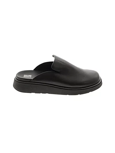 Pre-owned Fitflop Mule/clog In Black