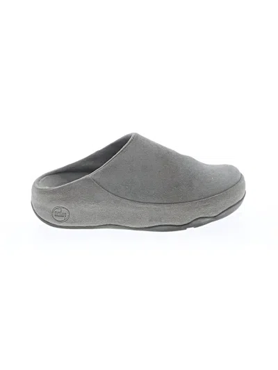 Pre-owned Fitflop Mule/clog In Gray