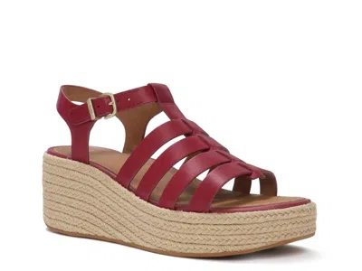 Fitflop Platfforms Espadrille Wedge Sandal In Animal Print