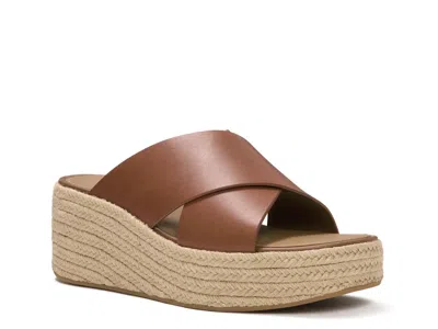 Fitflop Platfforms Espadrille Wedge Sandal In Brown