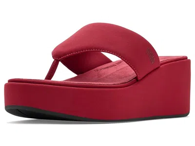 Fitflop Platfforms Wedge Toe-post Sandals In Multi