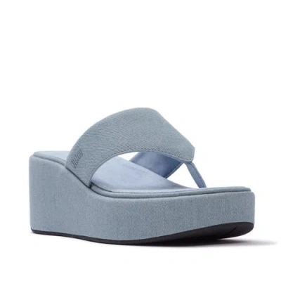 Fitflop Platfforms Wedge Tp Sandal In Blue