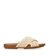 Fitflop Raffia Gracie Slides In Neutral