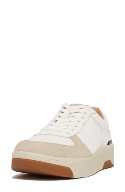 Fitflop Rally Evo Leather Sneaker In Neutral