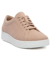 FITFLOP FITFLOP RALLY LEATHER-TRIM SNEAKER