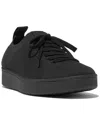 Fitflop Rally Multi-knit Sneaker In Black