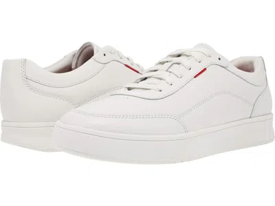 Fitflop Rally X Leather Sneakers Men's Shoes White: 10 M (d)