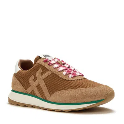 Fitflop Retro-q Ff Cord Trainers In Brown