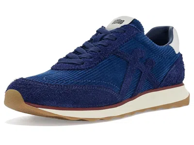 Fitflop Retro-q Ff Cord Trainers Women's Shoes Nightfall Blue: 6 M (b), Textile In Multi