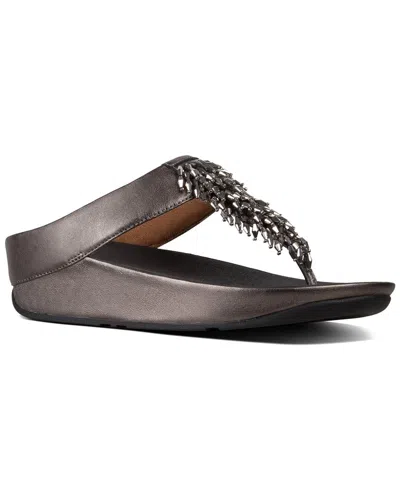 Fitflop Rumba Leather Toe Post Sandal