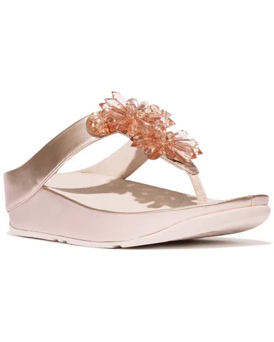 Fitflop Rumba Starburst-bead Sandal In Animal Print