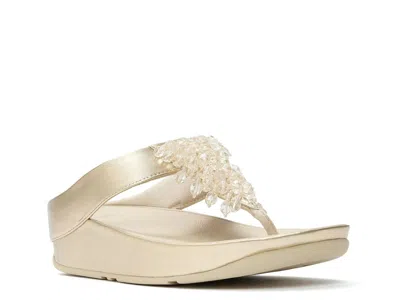 Fitflop Rumba Wedge Sandal In Animal Print