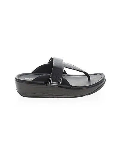 Pre-owned Fitflop Sandals In Black