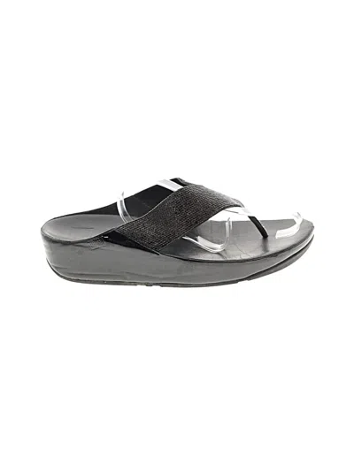 Pre-owned Fitflop Sandals In Black