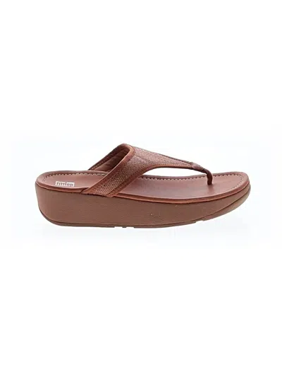 Pre-owned Fitflop Sandals In Brown