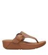Fitflop Sandals Leather Brown In Brown