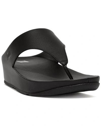 Fitflop Shuv Leather Sandal In Black