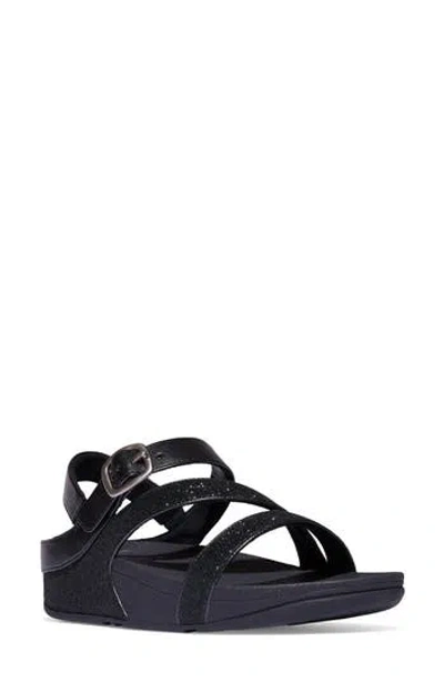 Fitflop Skinny Ii Glitterdust Z-strap Sandal In Black