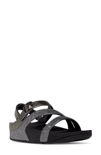 Fitflop Skinny Ii Glitterdust Z-strap Sandal In Gray